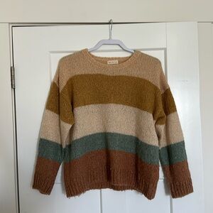 Rylee + Cru Striped Sweater